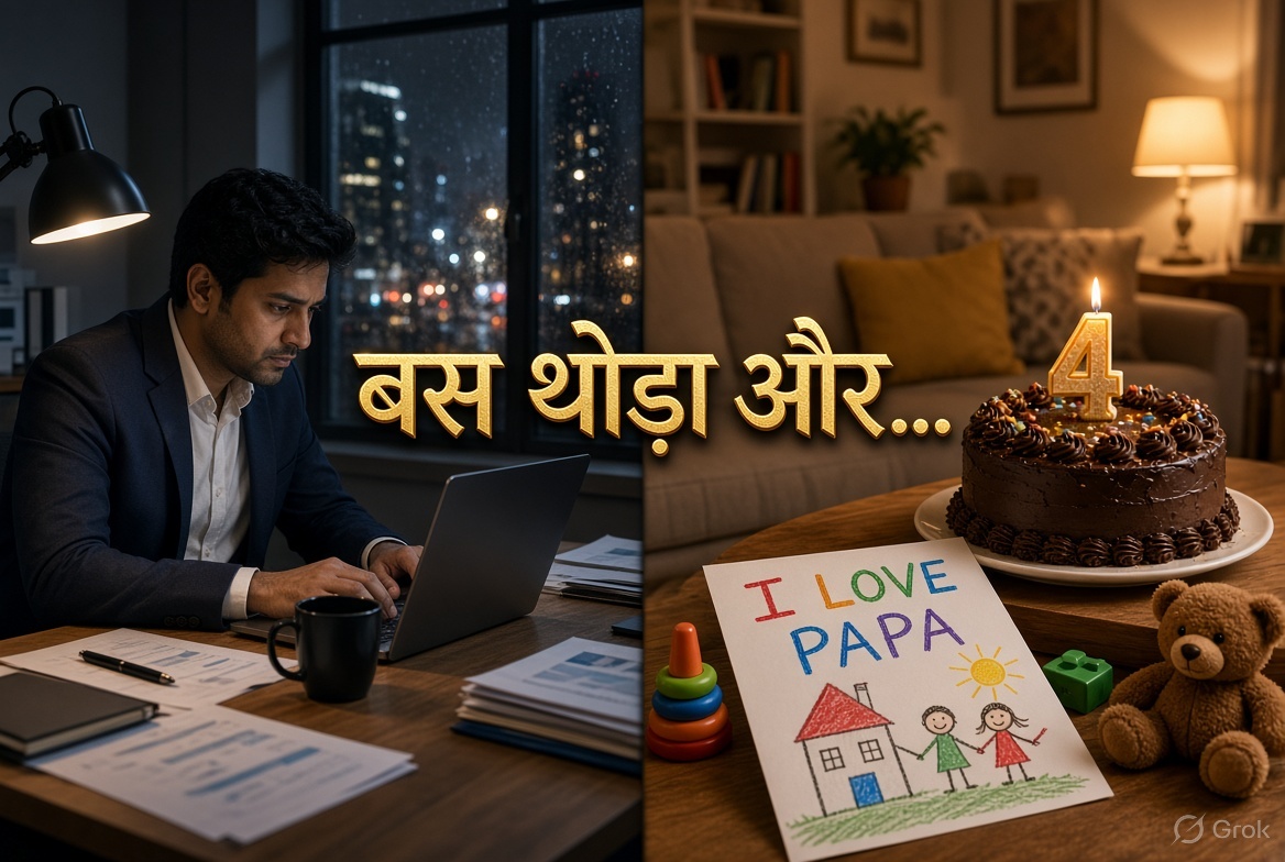 बस थोड़ा और… फिर सब ठीक हो जाएगा।
